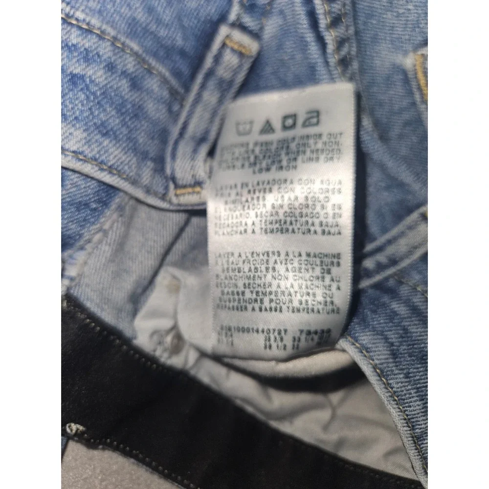 Wrangler Performance Series Straight Leg Jeans Light Wash Blue Sz 36x32